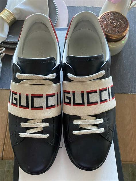 gucci ace gucci stripe|Gucci Stripe shoes.